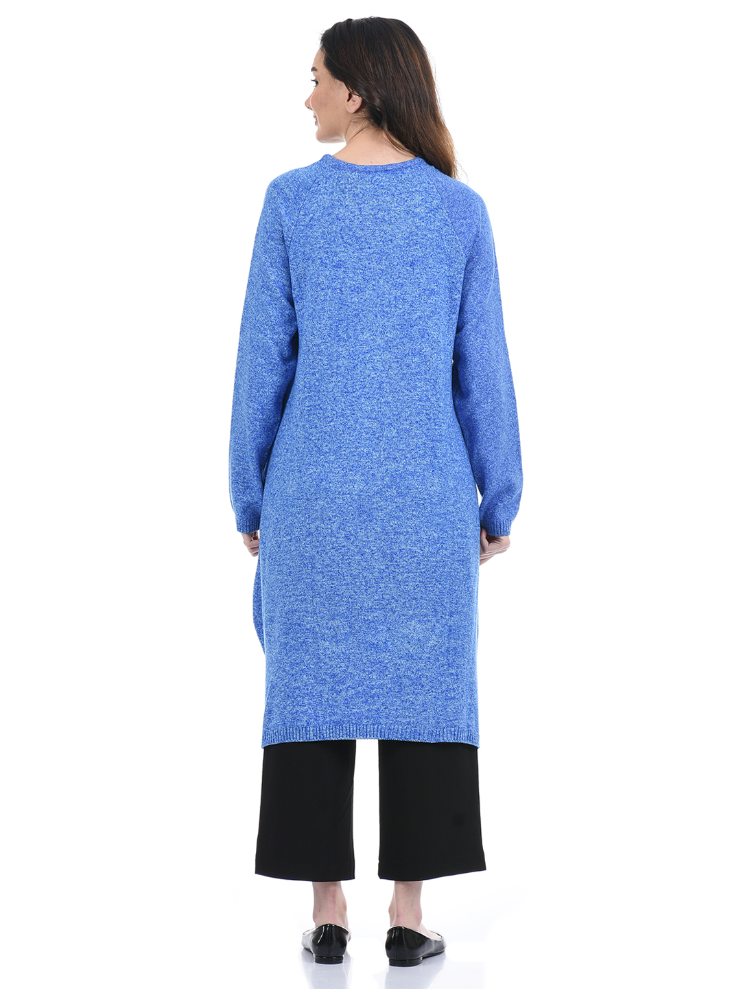 American Eye Women Casual Wear Blue Kurta